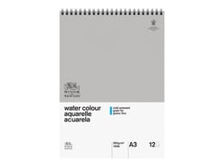 Bloc aquarelle classique spirale A3 grain fin - 12 feuilles - 300 g