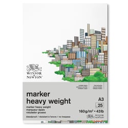 Bloc de 25 feuilles Bleedproff - Format A3 - 160 g/m² - Winsor & Newton