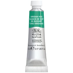 Tube de 5 ml d'aquarelle professionnelle Winsor & Newton - nuance de vert de guignet