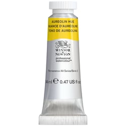 Tube de 14 ml d'aquarelle professionnelle Winsor & Newton - nuance aureoline