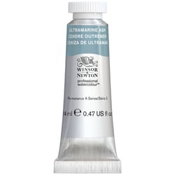Tube de 14 ml d'aquarelle professionnelle Winsor & Newton - cendre ultramarine