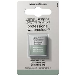 Demi godet d'aquarelle professionnelle Winsor & Newton - gris mineral