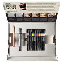 Coffret Mixed Media feutres marqueurs alcool double pointe + fineliners - Winsor & Newton - Couleurs assorties - Manga