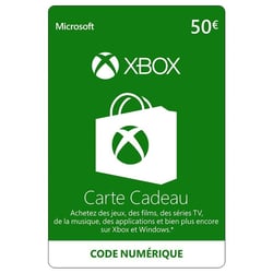 Code de téléchargement Xbox - 50 euros