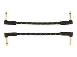 2 PATCH 15CM TWEED NOIR DELUXE DELUXE CABLES