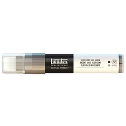 Paint Marker - Pointe large - argent riche iridescent