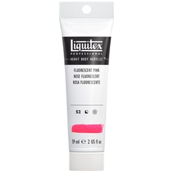 Tube 59 ml de peinture acrylique Liquitex Heavy Body série 2 - Rose fluorescent - Extra-fine