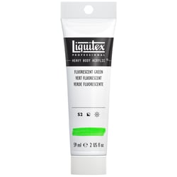Tube 59 ml de peinture acrylique Liquitex Heavy Body série 2 - Vert fluorescent - Extra-fine