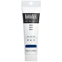 Tube 59 ml de peinture acrylique Liquitex Heavy Body série 1 - Indigo - Extra-fine