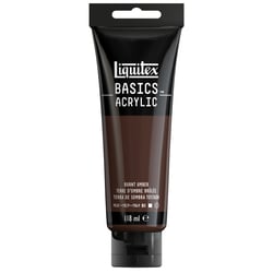 Tube 118 ml de peinture acrylique Liquitex - Basics - terre d'ombre brûlée