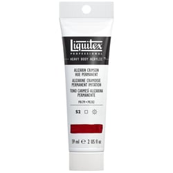 Tube 59 ml de peinture acrylique Liquitex Heavy Body série 2 - Alizarine cramoisie - Extra-fine