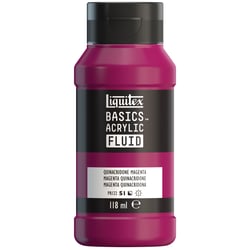 Peinture acrylique - Basic Acrylic Fluid - Liquitex - 118 mL - Magenta quinacridone - 114