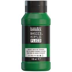 Peinture acrylique - Basic Acrylic Fluid - Liquitex - 118 mL - Vert de Hooker - 224