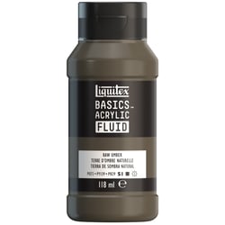 Peinture acrylique - Basic Acrylic Fluid - Liquitex - 118 mL - Terre d'ombre brute - 331