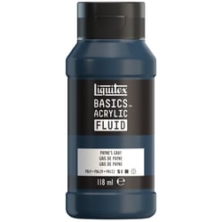 Peinture acrylique - Basic Acrylic Fluid - Liquitex - 118 mL - Gris de Payne - 310