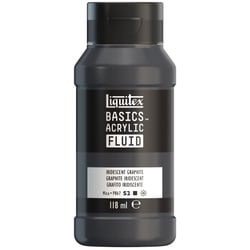 Peinture acrylique - Basic Acrylic Fluid - Liquitex - 118 mL - Graphite irisé - 049