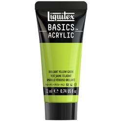Tube de peinture acyrlique 22 ml Liquitex - Basics Acrylic - vert jaune éclatant