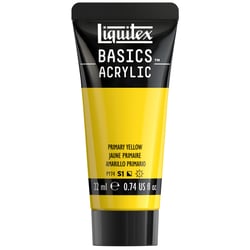 Tube de peinture acyrlique 22 ml Liquitex - Basics Acrylic - jaune primaire