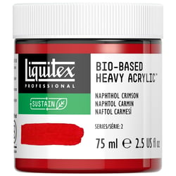 Pot 75 ml de peinture acrylique Liquitex - Bio-based Heavy Acrylic - Rouge Naphtol Carmine