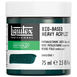 Pot 75 ml de peinture acrylique Liquitex - Bio-based Heavy Acrylic - Vert Phtalocyanine