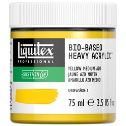 Pot 75 ml de peinture acrylique Liquitex - Bio-based Heavy Acrylic - Jaune Moyen