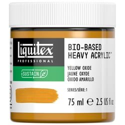 Pot 75 ml de peinture acrylique Liquitex - Bio-based Heavy Acrylic - Jaune Oxyde