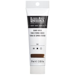 Tube 59 ml de peinture Liquitex Professional Acrylique Heavy Body - Terre Ombre Brulée
