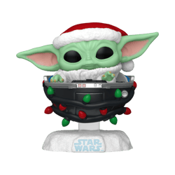 Figurine Funko POP! - Star Wars - Grogu poussette guirlande n°746