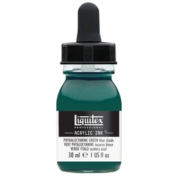 Encre Acrylic Ink Liquitex - Vert Phtalo Nuance Bleue - 30ml