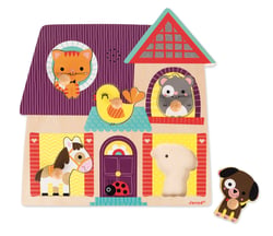 Puzzle musical Compagnons 5 pcs (bois)
