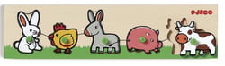 Farm'n'co - Puzzle en bois - 5 pièces - Djeco