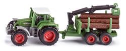 Tracteur avec remorque forestière - Siku