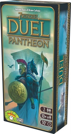 7 wonders duel Pantheon - Jeu de société à deux -  Jeu de stratégie - Repos Production
