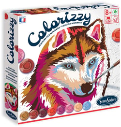 Coffret de peinture - Colorizzy animaux de la forêt - Sentosphère