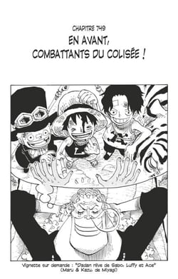 One Piece édition originale - Chapitre 749 - En avant, combattants du colisée !