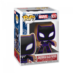 Figurine Funko POP! - Marvel - Black Panther Gingerbread Pain d'épice Holiday n°937