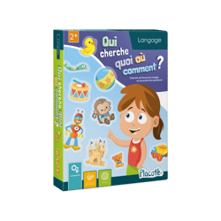 Qui cherche quoi ou comment ? - Jeu de société enfant - Placote