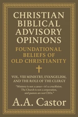 Christian Biblical Advisory Opinions: Foundational Beliefs of Old Christianity - VOL. 8 MINISTRY, EVANGELISM, AND THE ROLE OF THE CLERGY - Foundational Beliefs of Old Christianity, #8