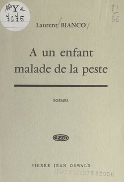 À un enfant malade de la peste