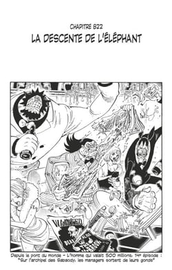 One Piece édition originale - Chapitre 822 - La descente de l'éléphant
