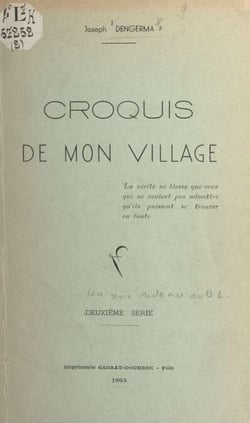 Croquis de mon village