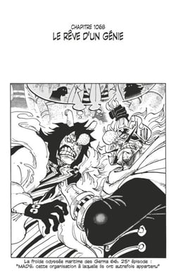 One Piece édition originale - Chapitre 1068 - Le rêve d'un génie