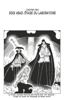 One Piece édition originale - Chapitre 1064 - Egg Head, étage du laboratoire
