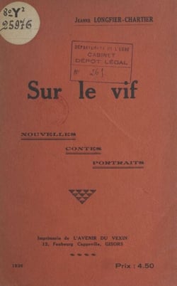 Sur le vif - Nouvelles, contes, portraits