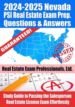 2024-2025 Nevada PSI Real Estate Exam Prep Questions &amp; Answers: Study Guide to Passing the Salesperson Real Estate License Exam Effortlessly