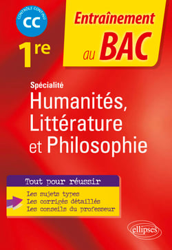 Spécialité Humanités, Littérature et Philosophie - HLP. 1re. - Contrôle continu