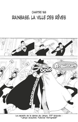 One Piece édition originale - Chapitre 168 - Rainbase, la ville des rêves