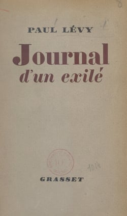 Journal d'un exilé