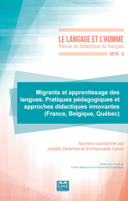 Migrants et apprentissage des langues - Pratiques pédagogiques et approches didactiques innovantes (France, Belgique, Québec) - 2018 - 53.2