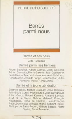 Barrès parmi nous
